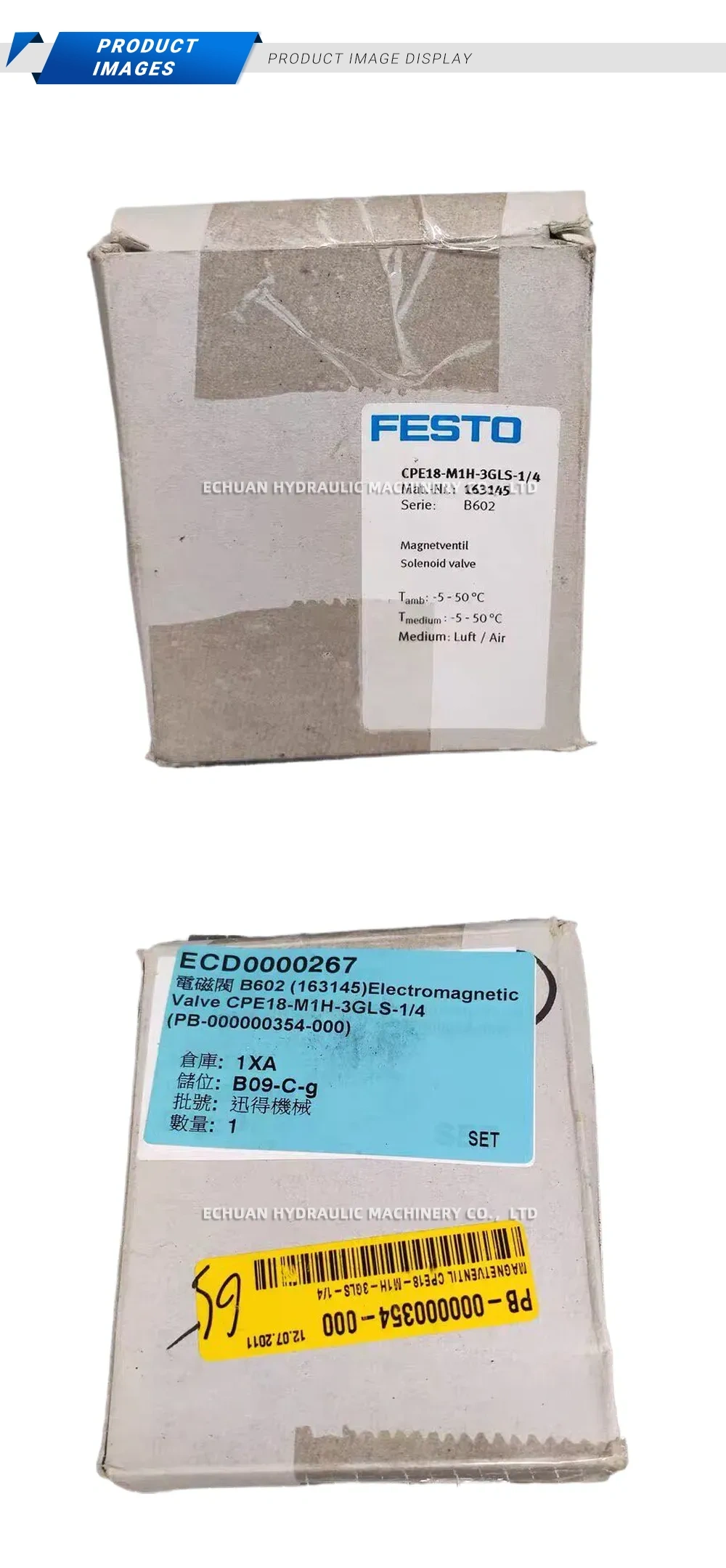 FESTO CPE18-M1H-3GLS-1/4 Solenoid Valve Description