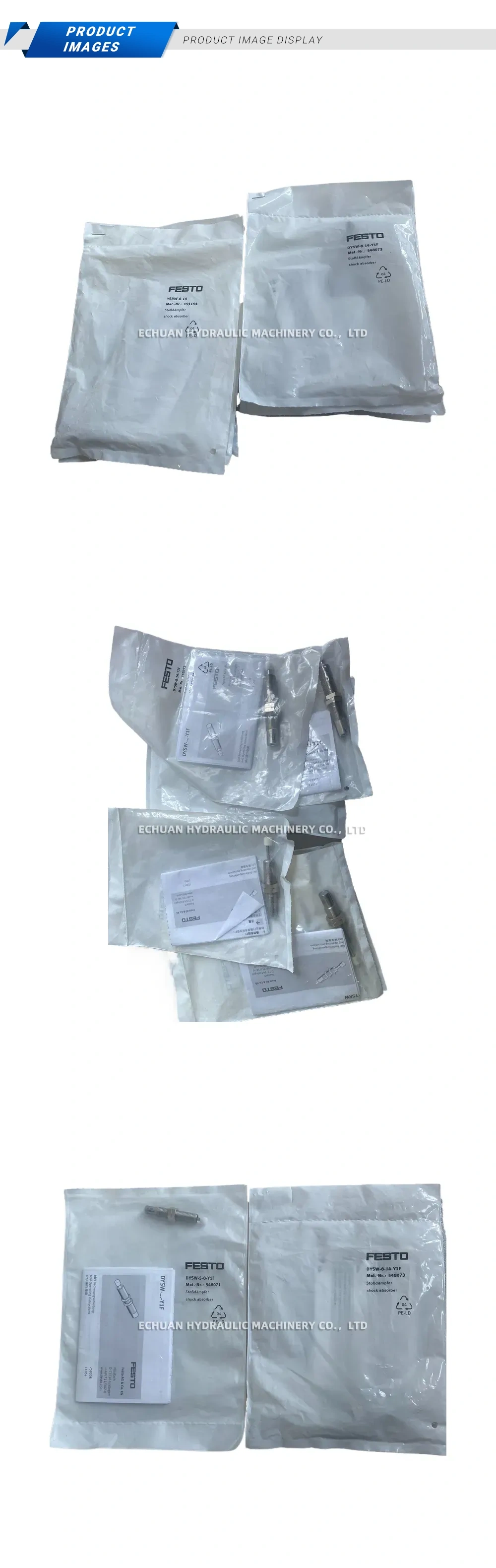 FESTO DYSW-8-14-Y1F / DYSW-5-8-Y1F / YSRW-8-14 Shock Absorber Description