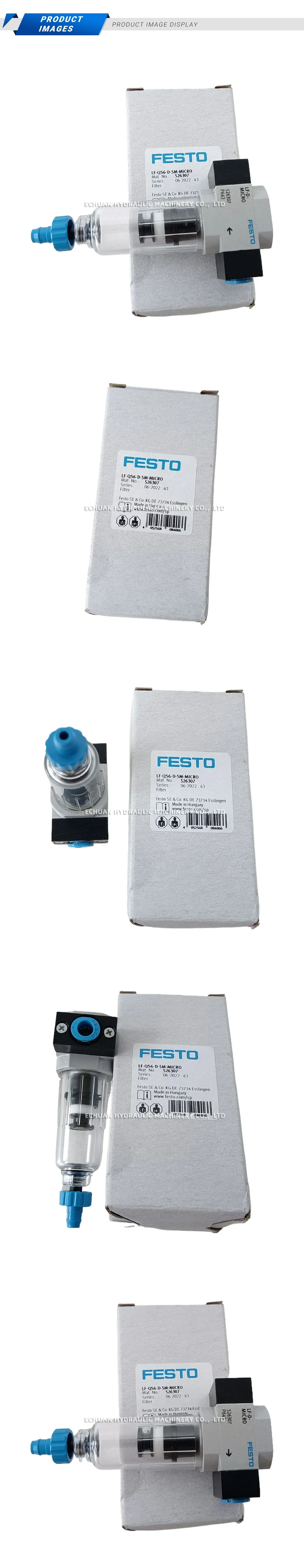 FESTO LF-QS6-D-5M-MICRO Pneumatic Filter Description