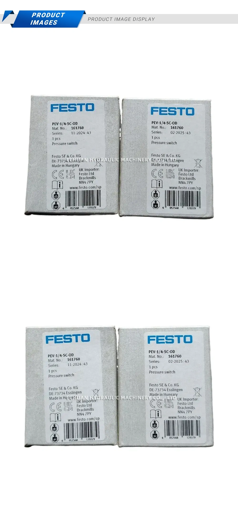 FESTO PEV-1/4-SC-OD Pressure switch Description