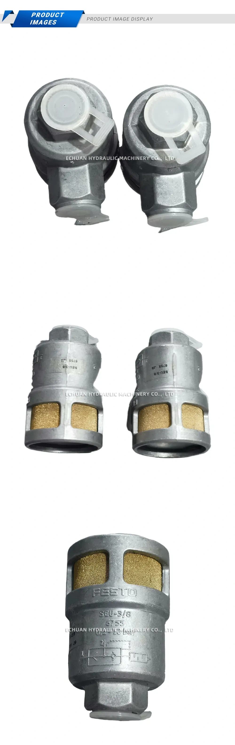 FESTO SEU-3/8 Pneumatic Exhaust Silencer Description