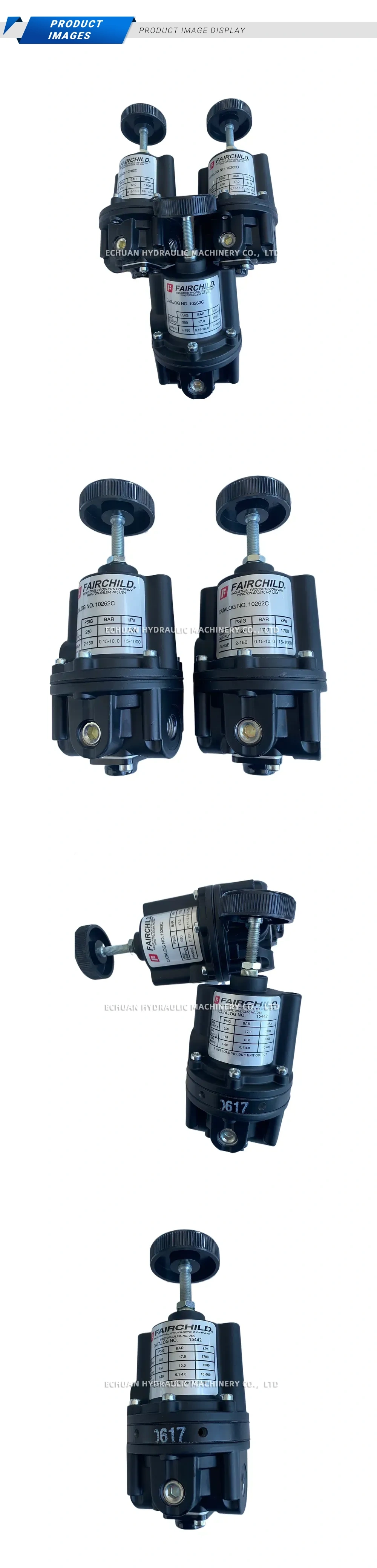 Fairchild 10262C, 15442 Pneumatic Pressure Regulator Description