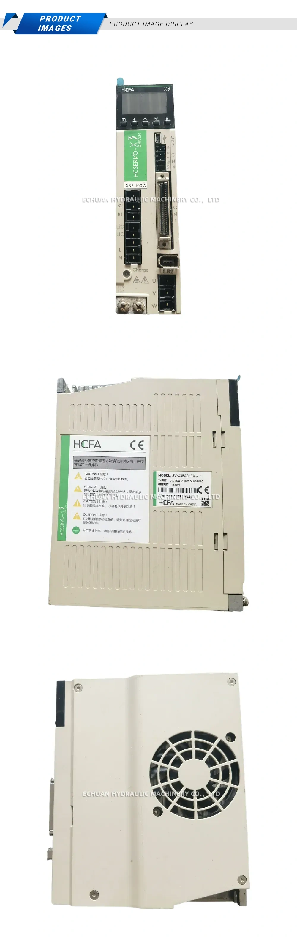 HCFA SV-X3EA040A-A Servo Driver Description
