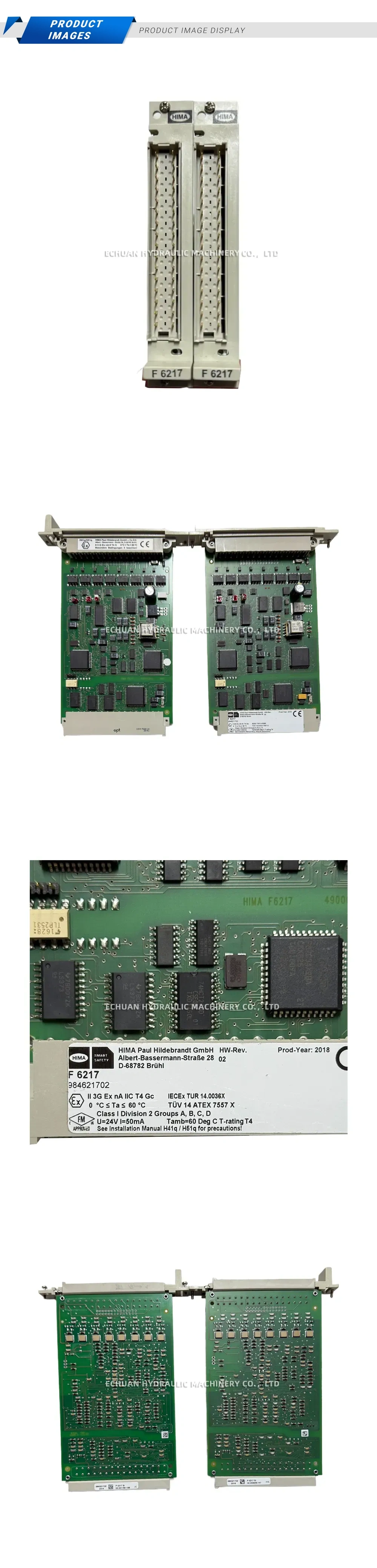 HIMA F 6217 Safety Module Description