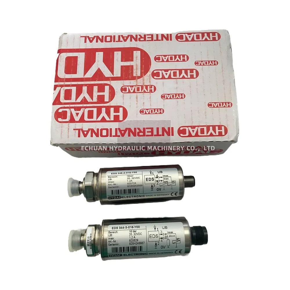 HYDAC EDS 346-2-016-Y00 / EDS 344-3-016-Y00 Electronic Pressure Switch