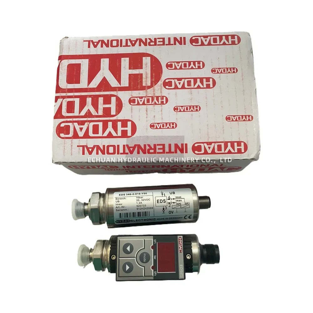 HYDAC EDS 346-2-016-Y00 / EDS 344-3-016-Y00 Electronic Pressure Switch
