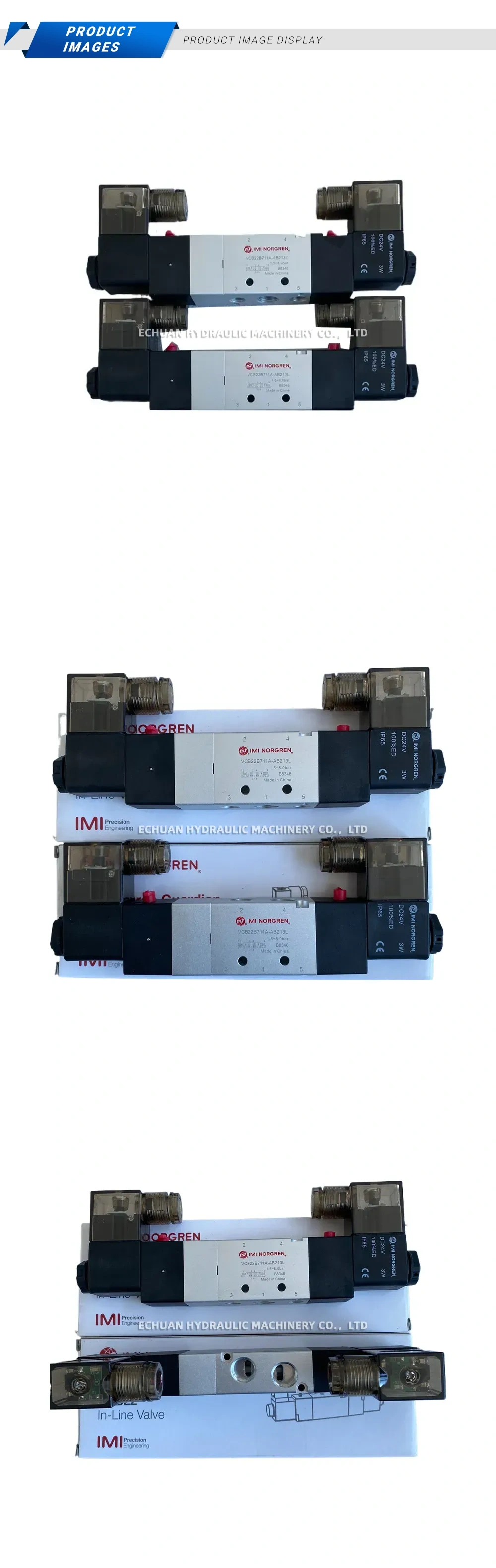 IMI NORGREN VCB22B711A-AB213L Solenoid Valve Description
