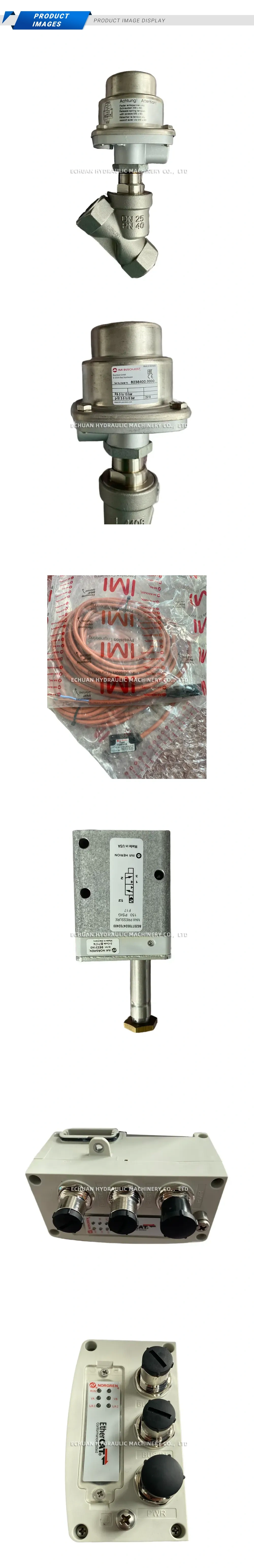 IMI (Norgren / Buschjost / Herion) 8238400.0000, 8020770024702400, TQM/31/6 Industrial Pneumatic Valve and Automation Components Description