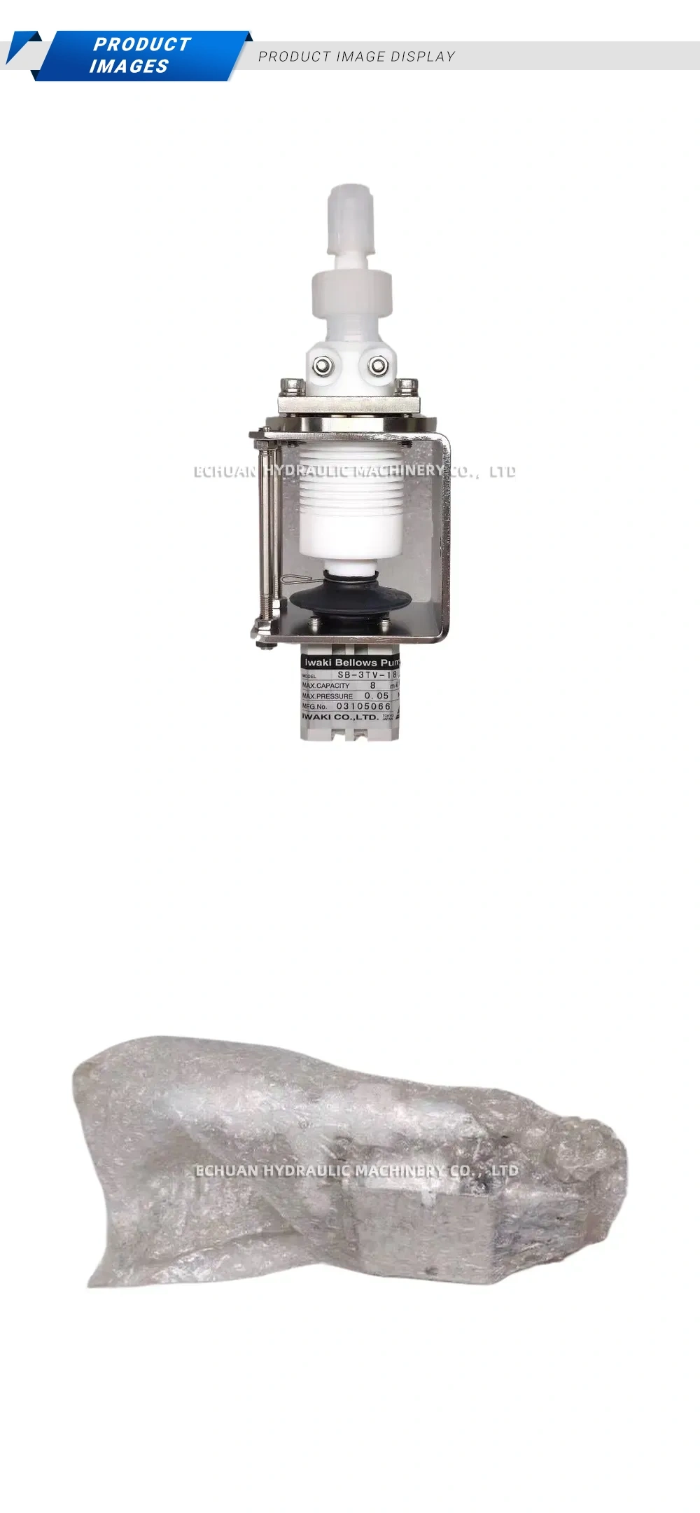 Iwaki SB-3TV-18 Bellows Pump Description