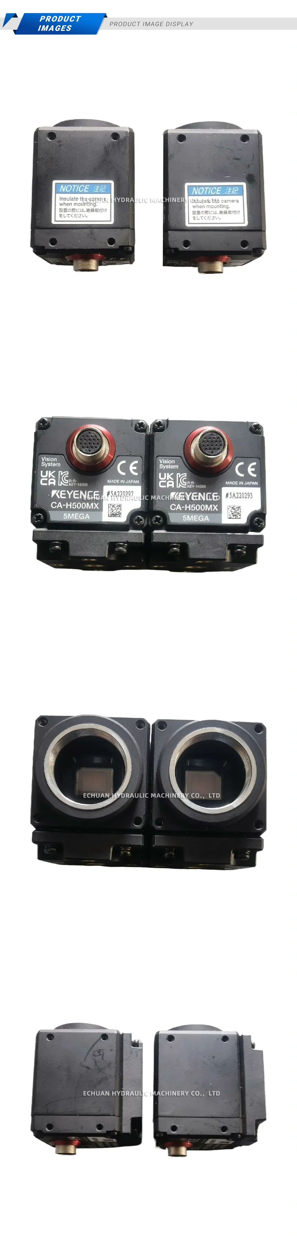 KEYENCE CA-H500MX Industrial Camera Description