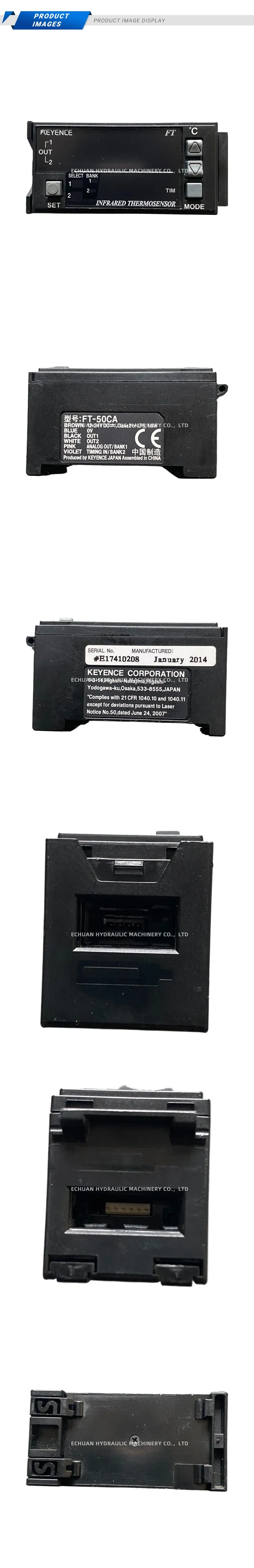 KEYENCE FT-50CA Infrared Thermosensor Amplifier Description