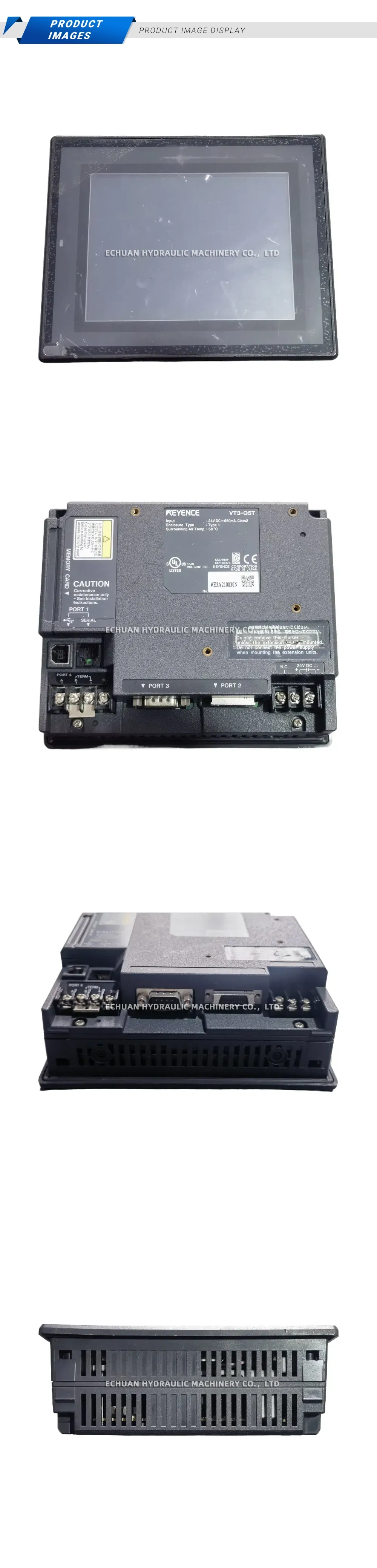 KEYENCE VT3-Q5T Graphic Operation Terminal Description