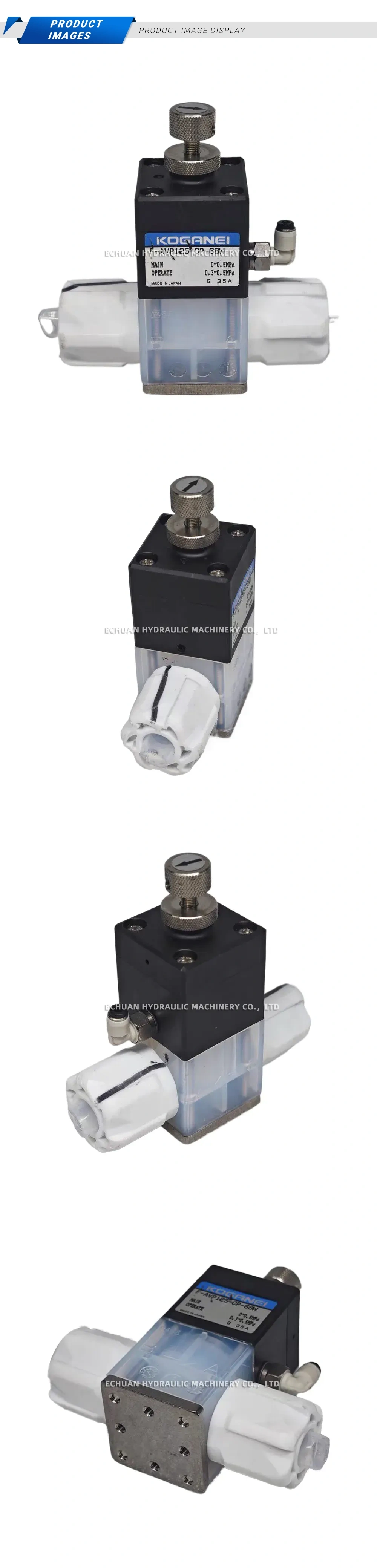 KOGANEI F-AVP125-CP-68W Solenoid Valve Description