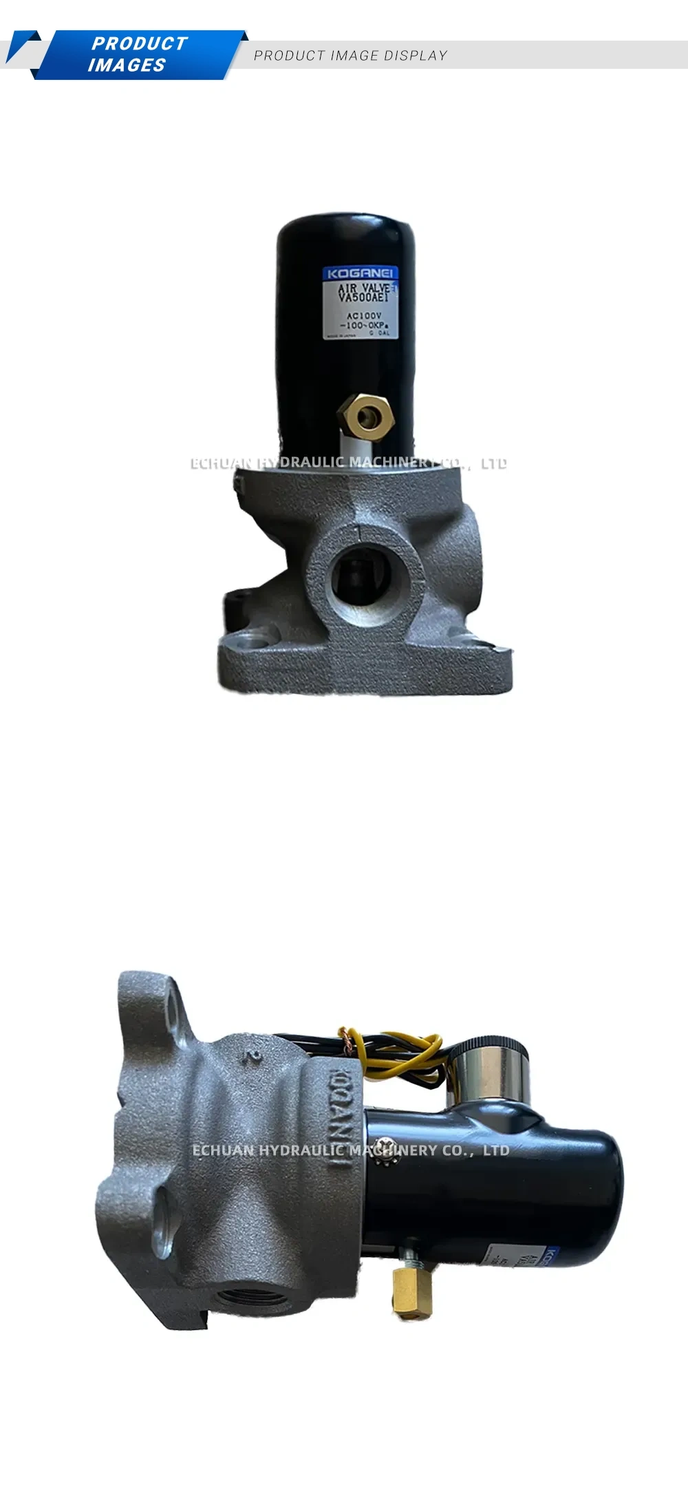 KOGANEI VA500AE1 Solenoid Air Valve Description