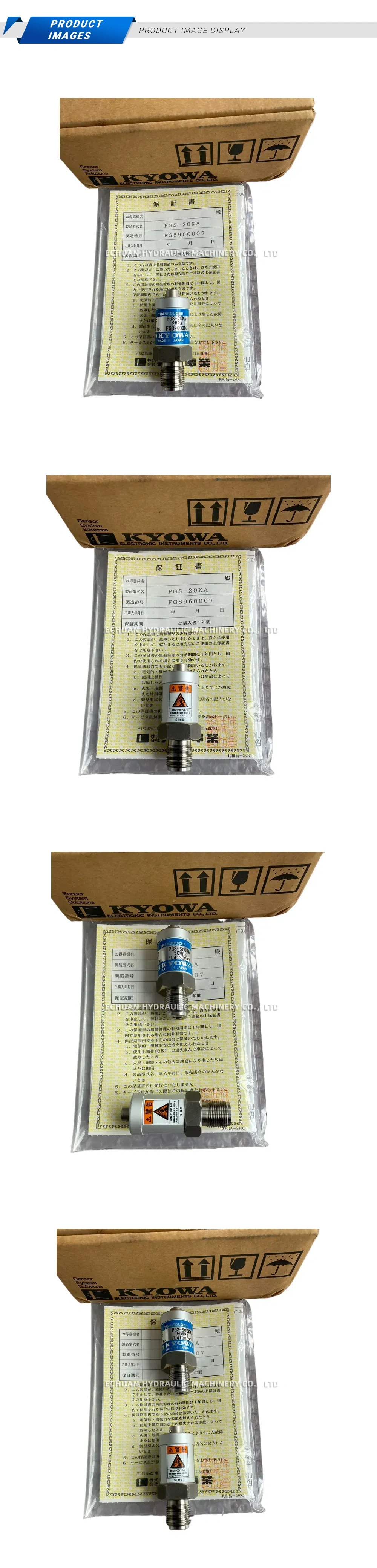 KYOWA PGS-20KA Pressure Transducer Description