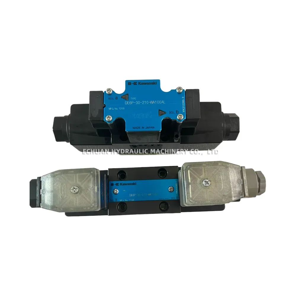 Kawasaki DE6P-30-210-WA100AL / DE10P-20-210-WR100AL Solenoid Operated Directional Control Valve