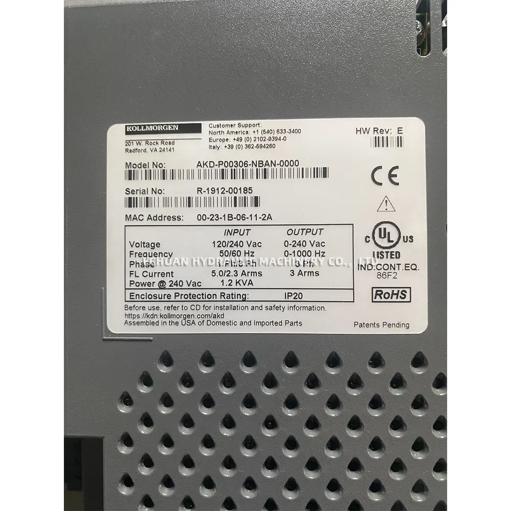 Kollmorgen AKD-P00306-NBAN-0000 Servo Drive