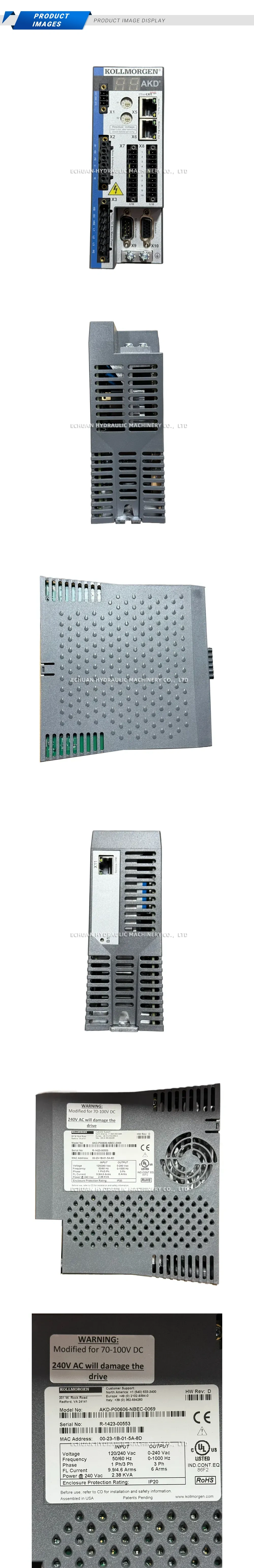 Kollmorgen AKD-P00606-NBEC-0069 Servo Drive Description