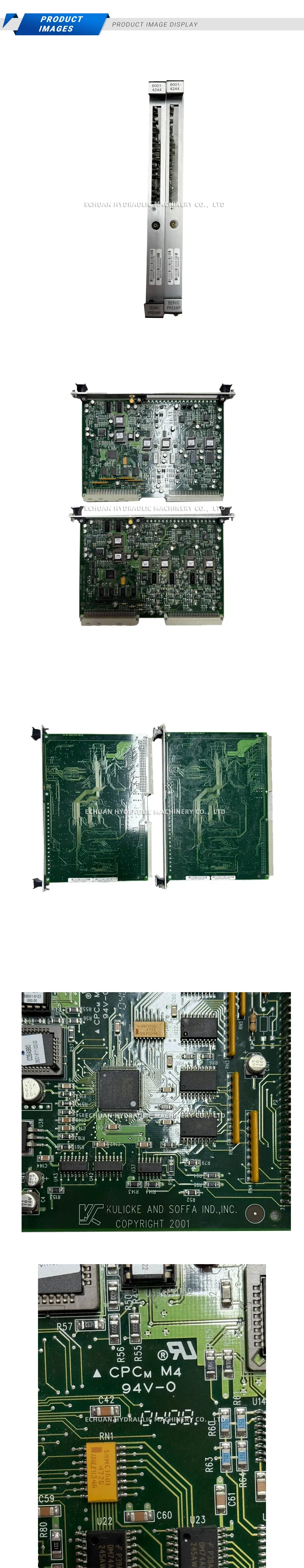 Kulicke and Soffa 8001-4244 Servo Preamplifier Board Description