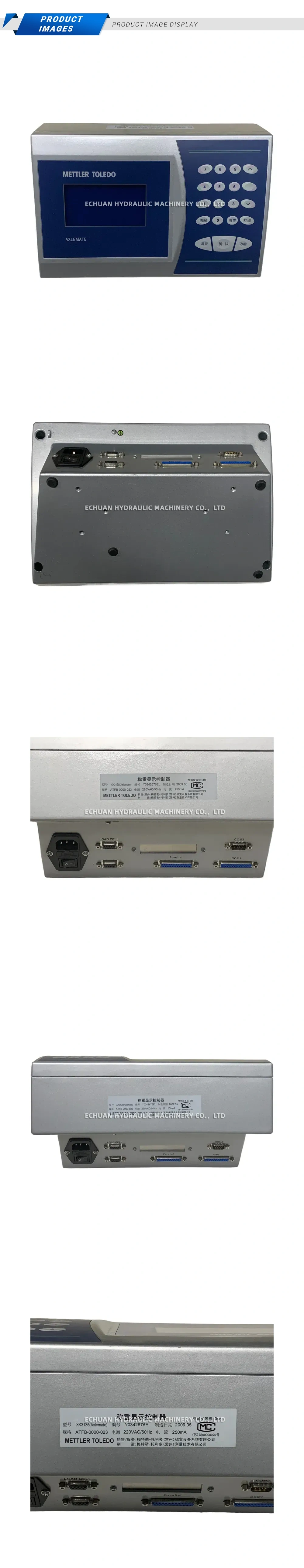 METTLER TOLEDO XK3135(Axlemate) Weighing Display Controller Description