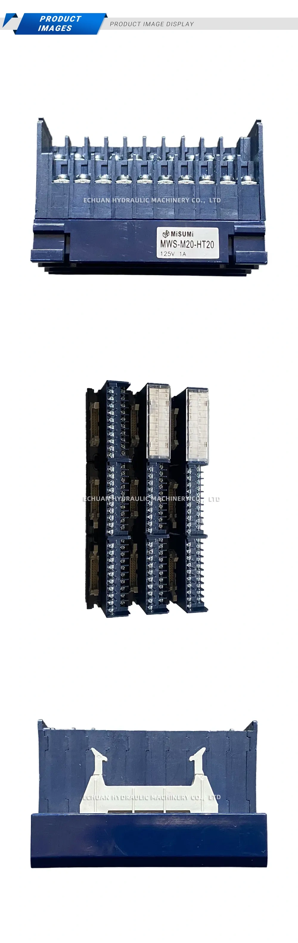 MISUMI MWS-M20-HT20 Terminal Block Unit Description