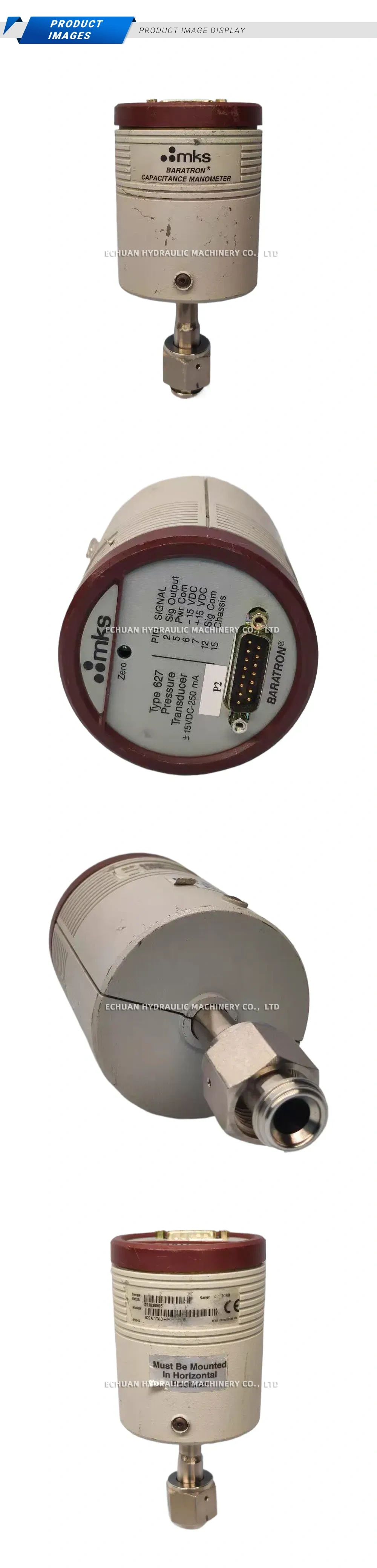 MKS 627A 17TD Capacitance Manometer Description
