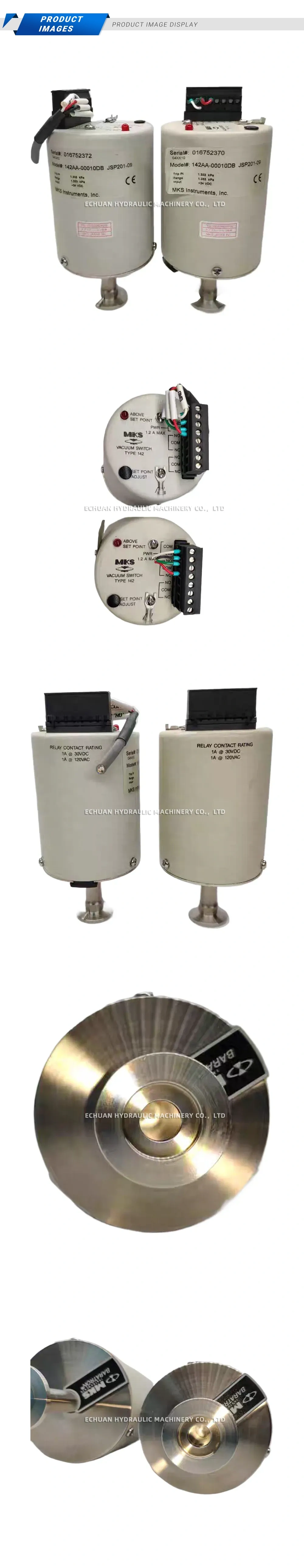 MKS Instruments 142AA-00010DB Vacuum Switch Description