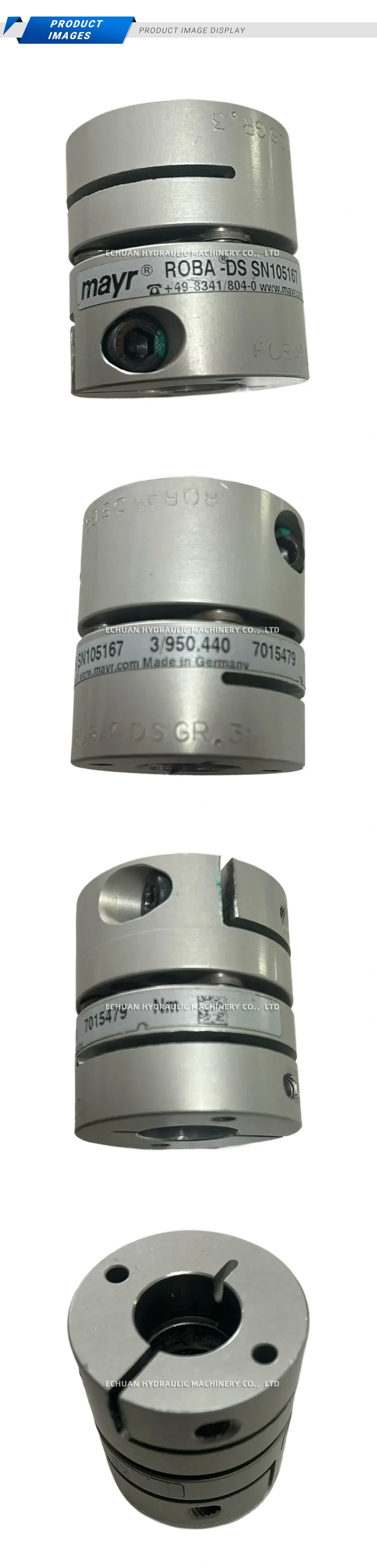Mayr ROBA-DS 3/950.440 Metal Bellows Coupling Description