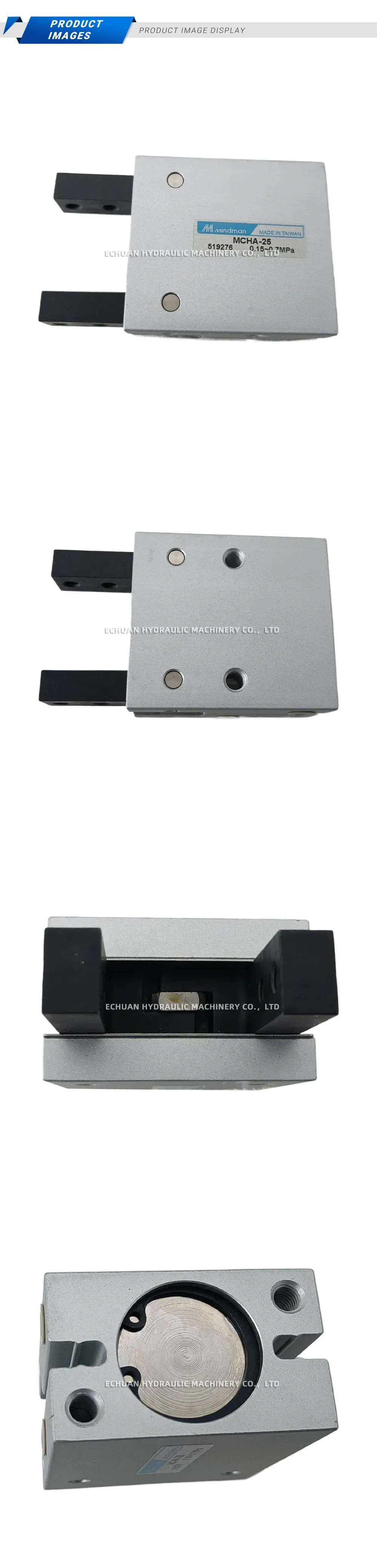 Mindman MCHA-25 Pneumatic Air Gripper Description