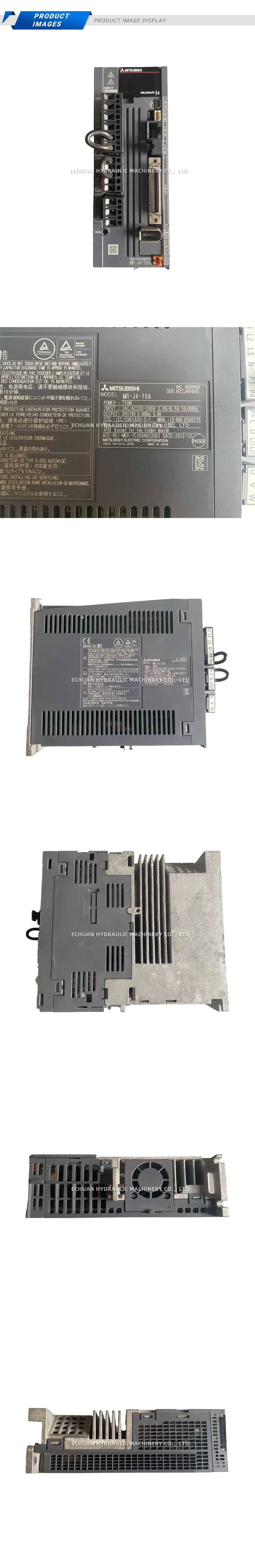 Mitsubishi MR-J4-70A AC Servo Amplifier Description
