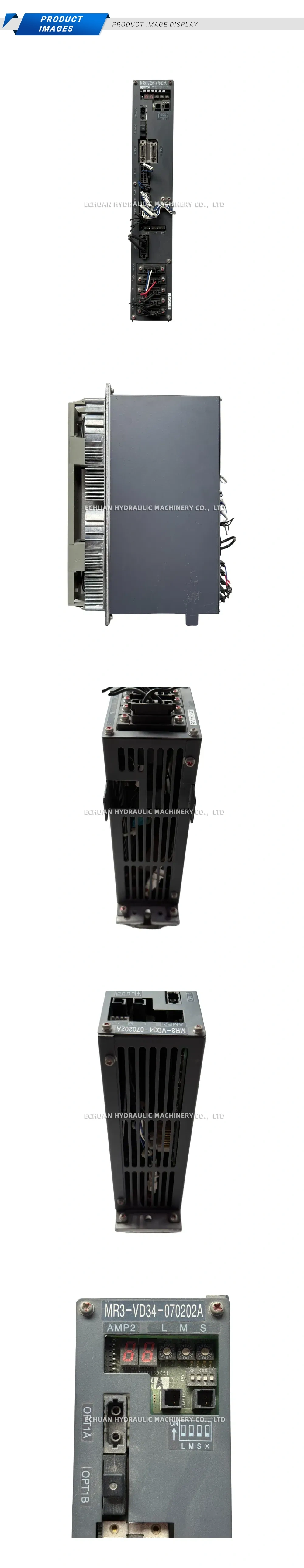 Mitsubishi MR3-VD34-070202A AC Servo Amplifier Description