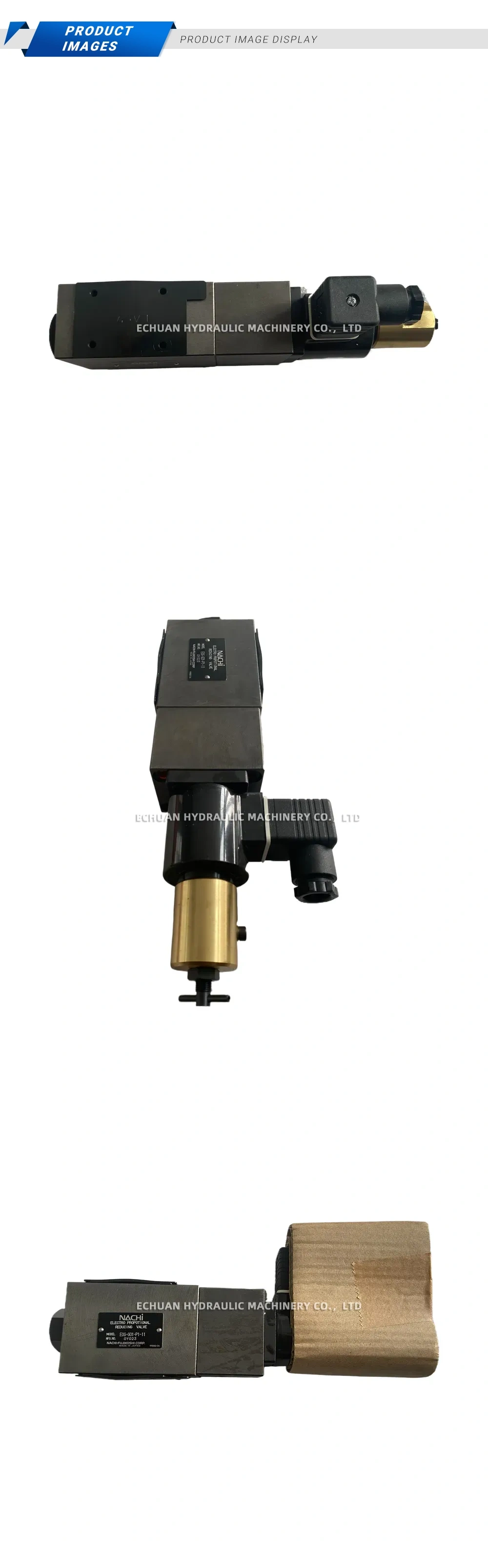 NACHI EGC-02I-PI-11 Electro Proportional Reducing Valve Description
