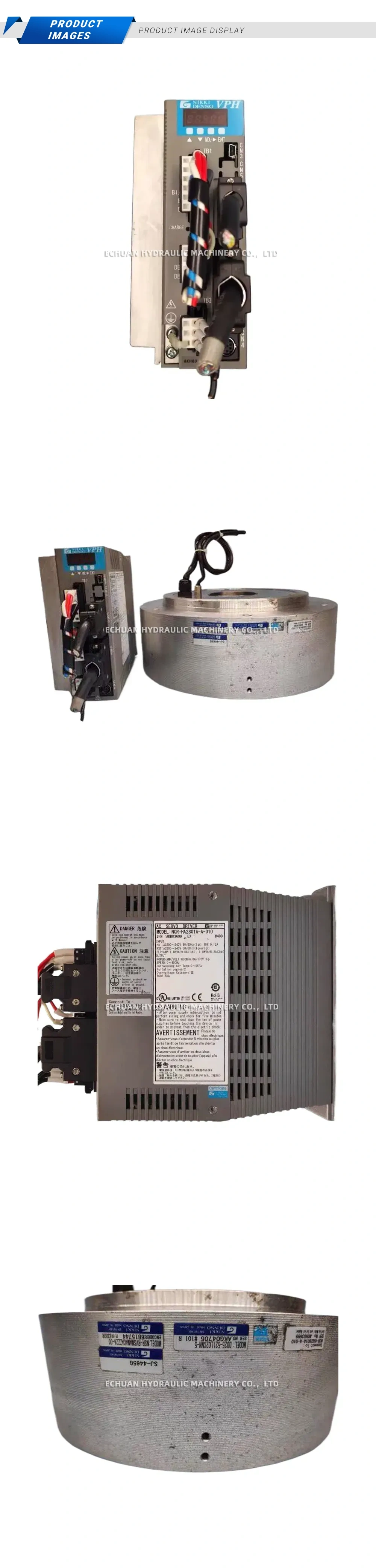 Nikki Denso NCR-HA2801A-A-010 AC Servo Drive and Motor System Description