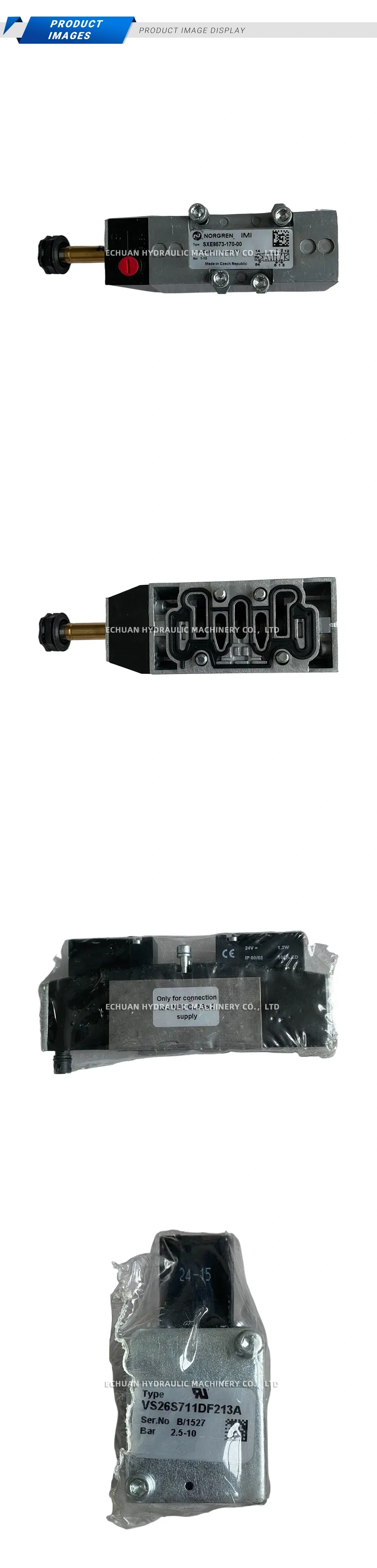 Norgren SXE9573-170-00 Pneumatic Solenoid Valve Description