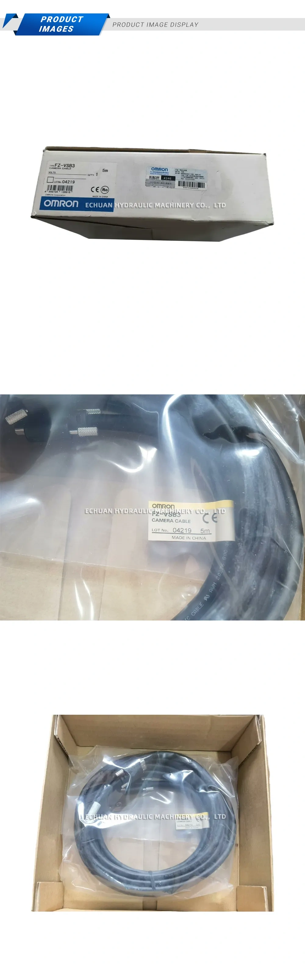 OMRON FZ-VSB3 Camera Cable Description