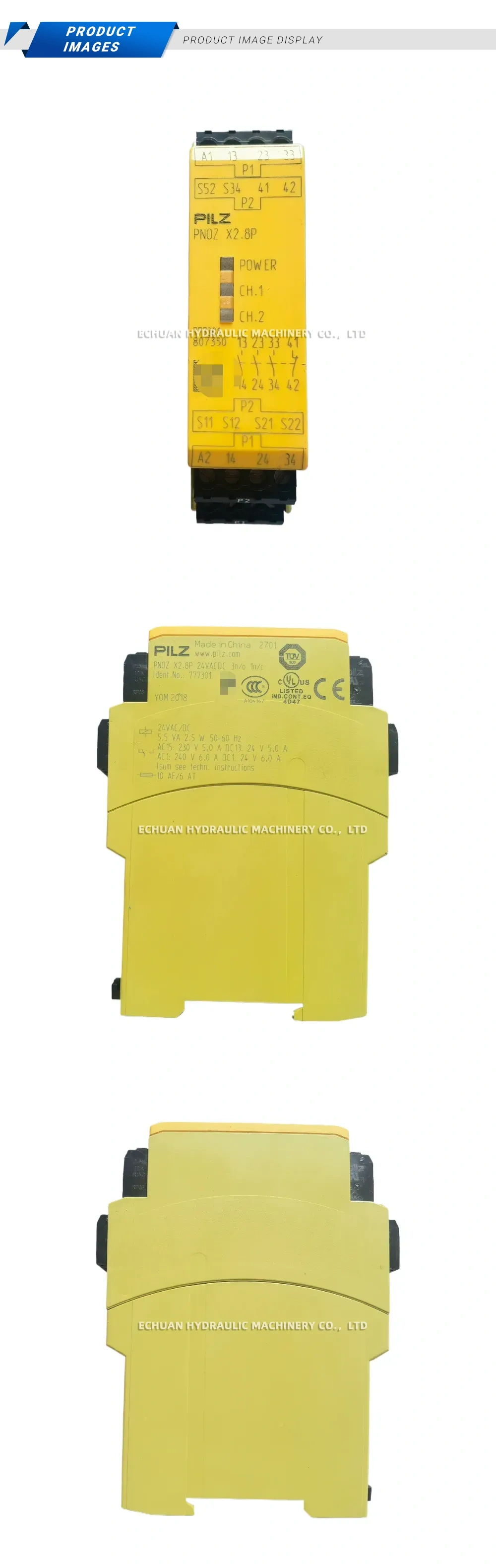 PILZ PNOZ X2.8P Safety Relay Description