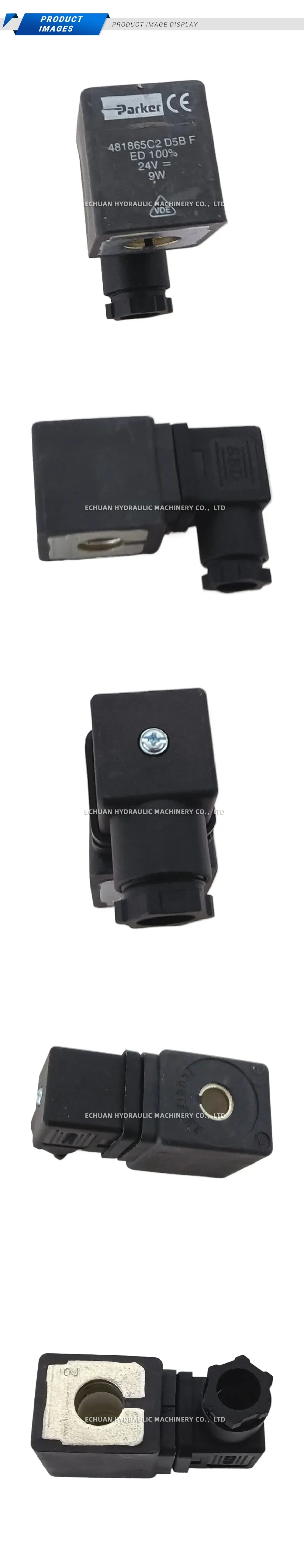 Parker 481865C2 D5B F Solenoid Coil Description