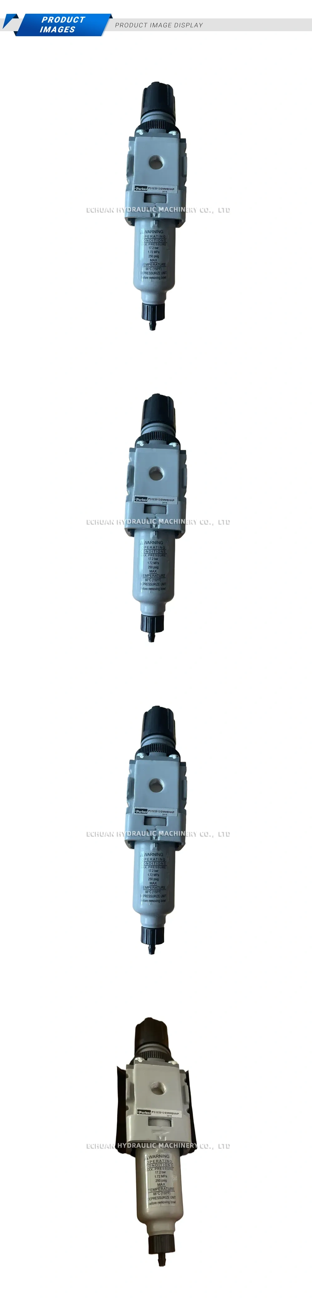 Parker P31EB12EMMBNNP Pneumatic Filter Regulator Description