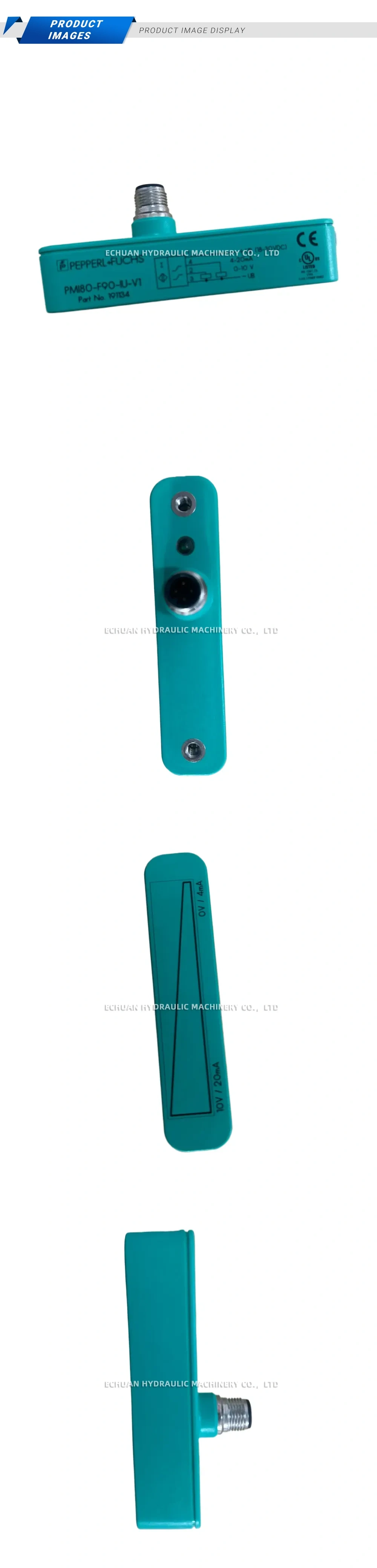 Pepperl+Fuchs PMI80-F90-IU-V1 Inductive Position Sensor Description