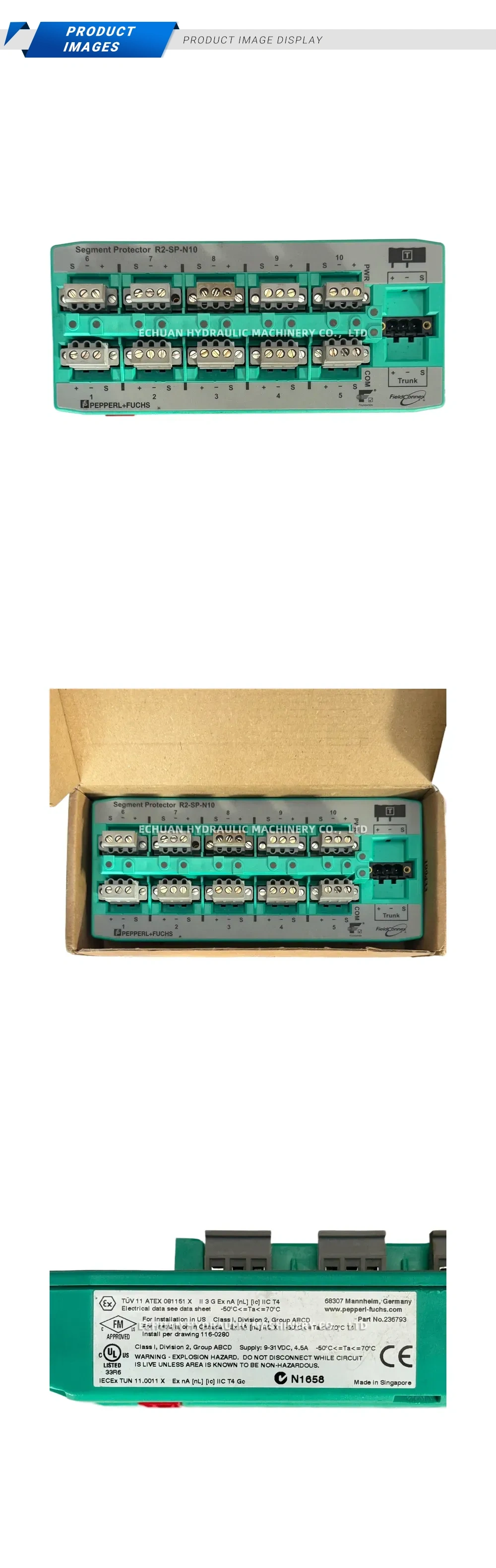 Pepperl+Fuchs R2-SP-N10 Segment Protector Description