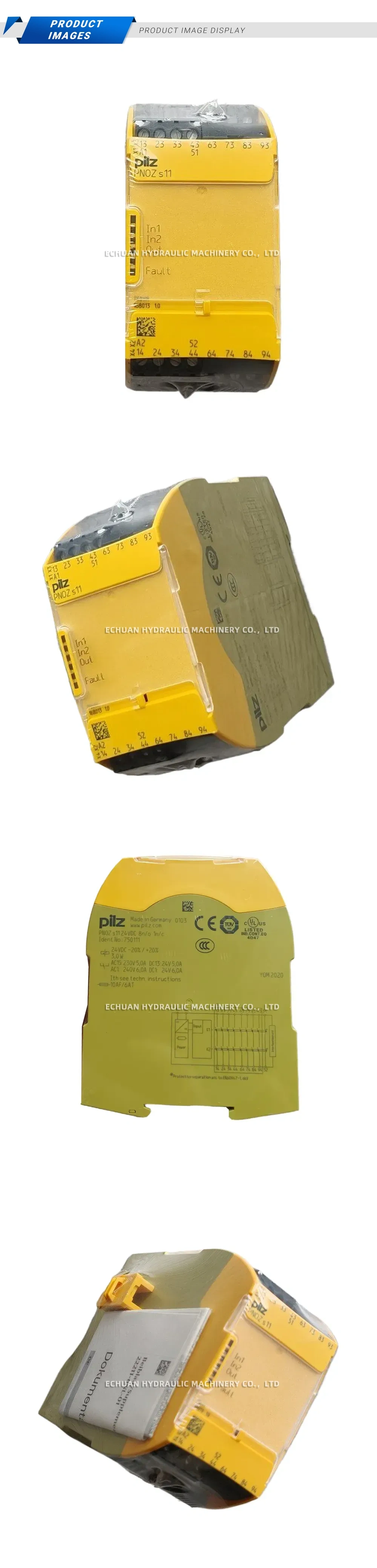 Pilz PNOZ s11 Safety Relay Description