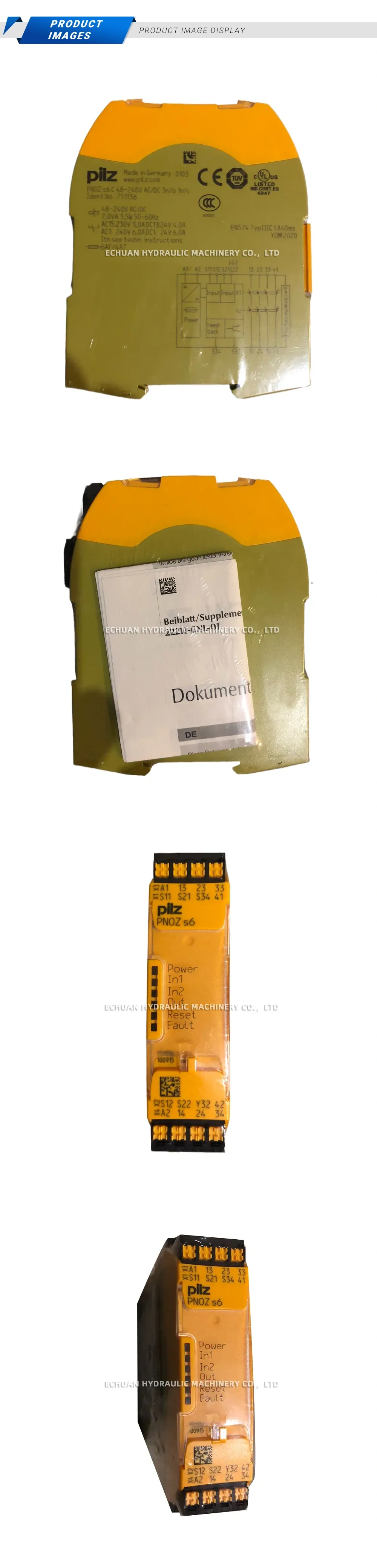 Pilz PNOZ s6 C Safety Relay Description