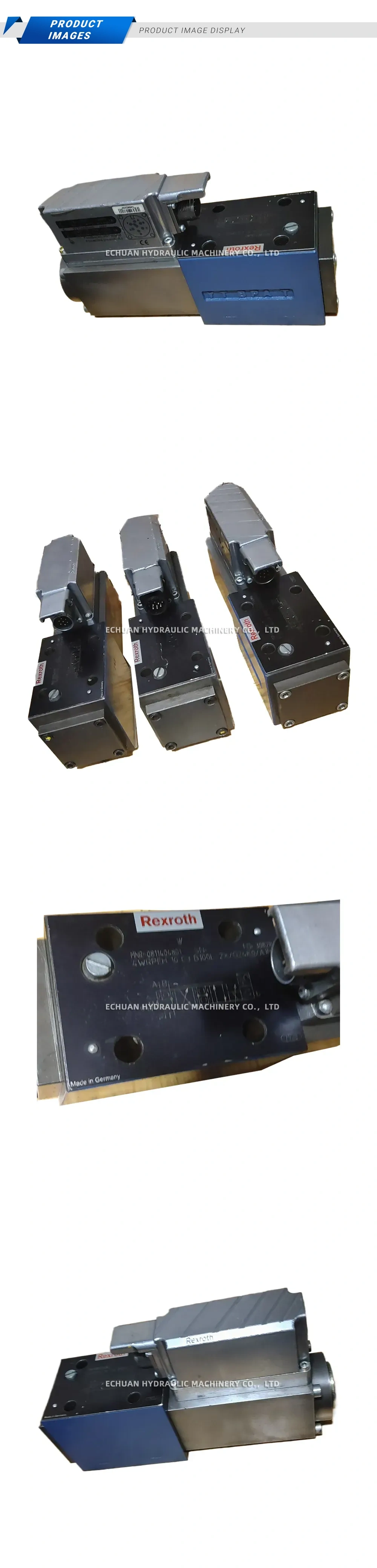 Rexroth 0811404801 / 4WRPEH 10 C 3 B100L 2X/G24K0/A1M Proportional Directional Control Valve Description
