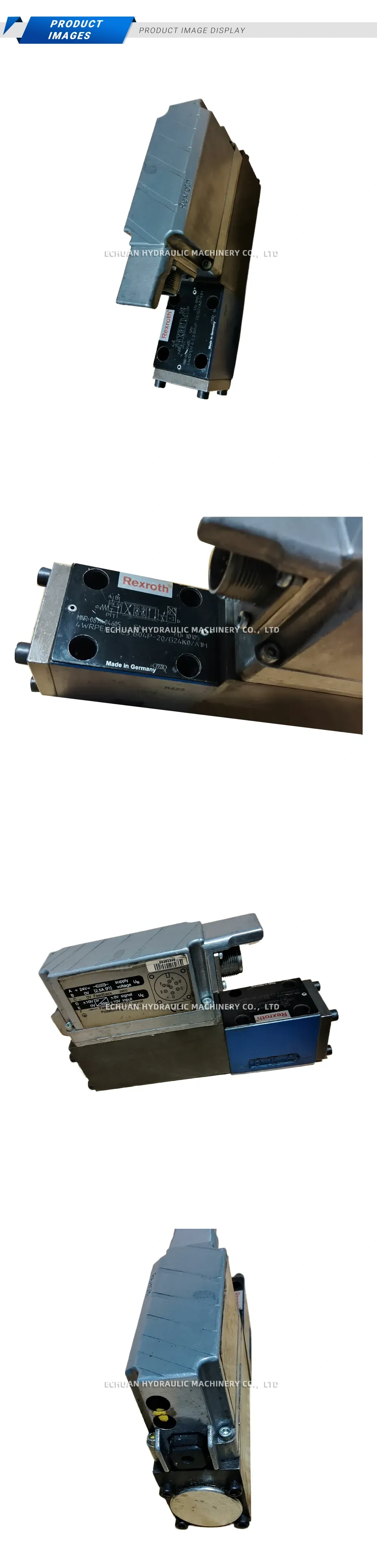 Rexroth 4 WRPEH 6 C3 B04P-20/G24K0/A1M Proportional Directional Control Valve Description
