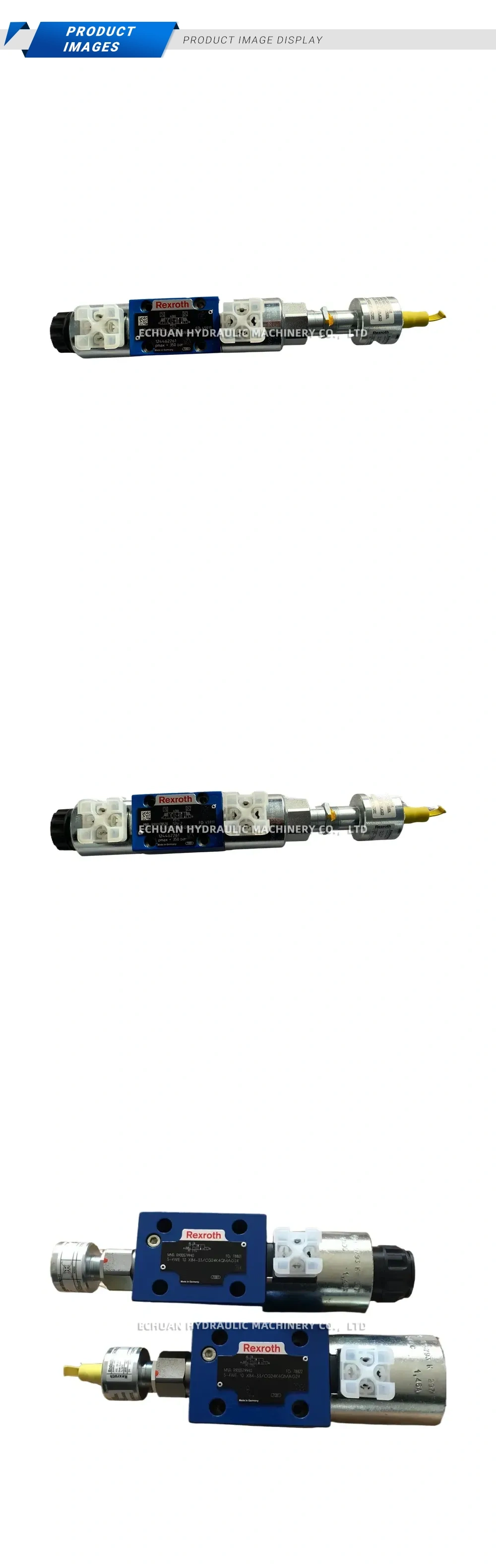 Rexroth 4WE 6 J62/EG24K4QR0G24S Solenoid Directional Valve Description