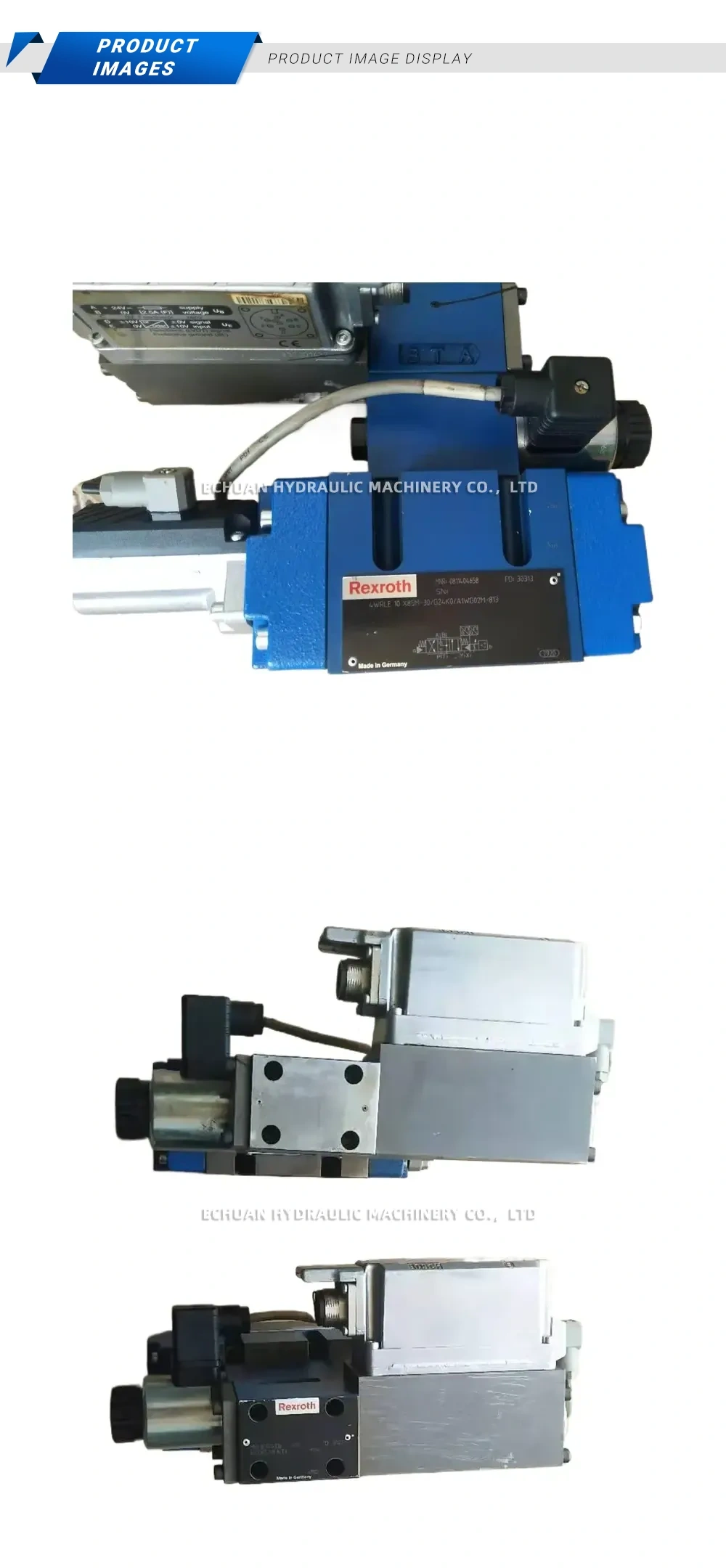 Rexroth 4WRLE 10 X50P-30/G24K0/A1WG02M-819 Proportional Directional Control Valve Description