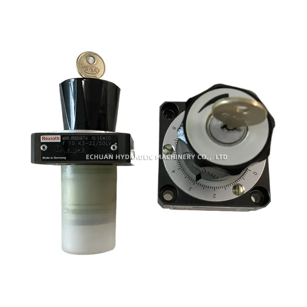 Rexroth F 10 K3-22/50LV Hydraulic One-Way Flow Control Valve