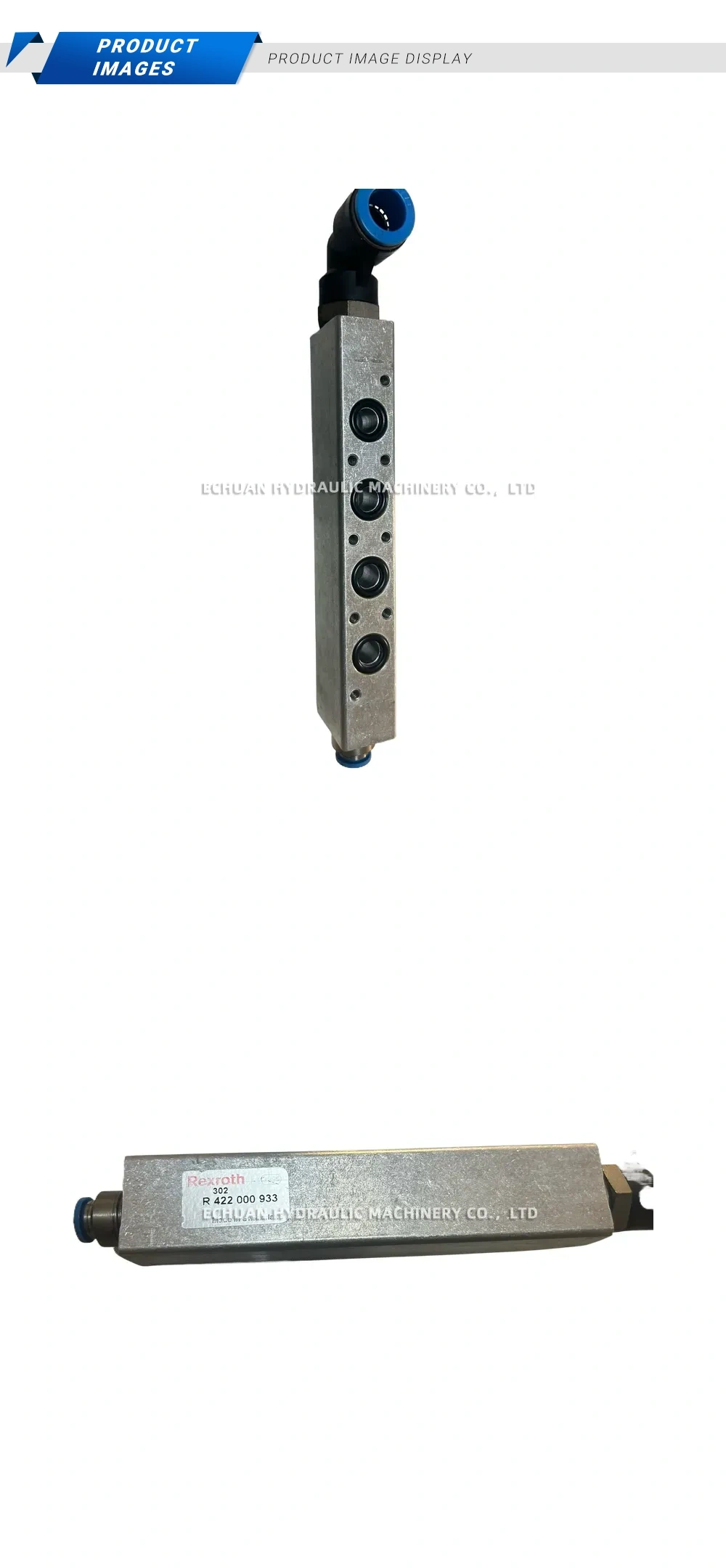 Rexroth R 422 000 933 Pneumatic Manifold Description