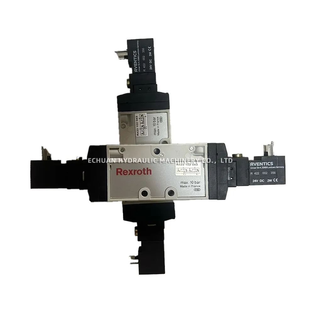 Rexroth R422 102 043 Pneumatic Solenoid Valve Manifold