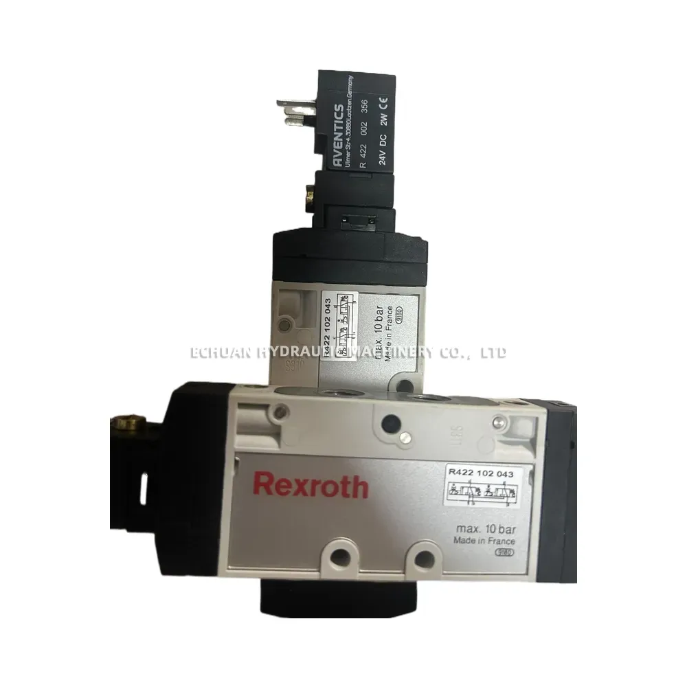 Rexroth R422 102 043 Pneumatic Solenoid Valve Manifold